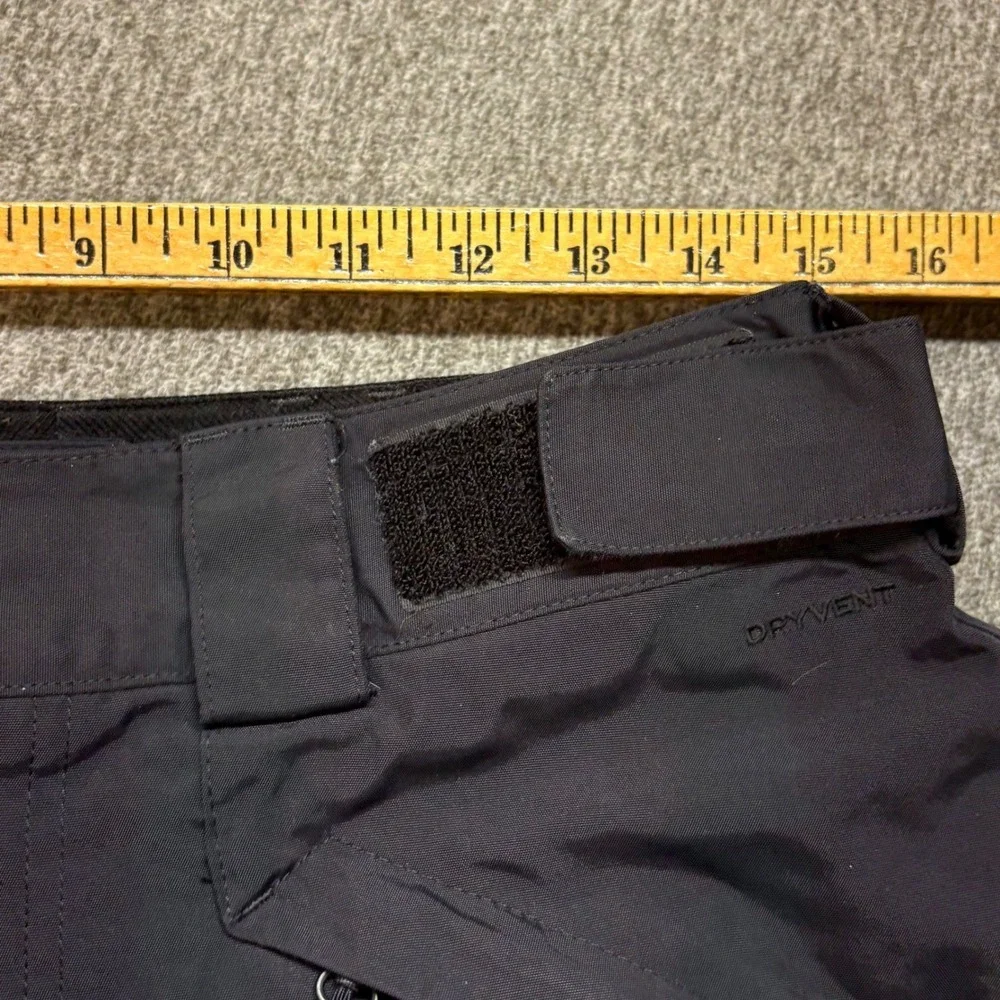 The North Face DryVent Mens Snow Pants Black Ski Snowboard‎ Cargo Size S Regular